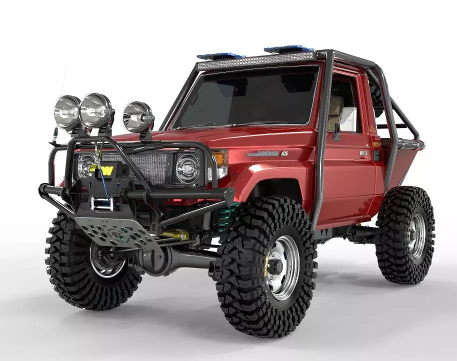 Generic Land Cruiser S70 2001 Rally Xtreme Edition  3D model_0