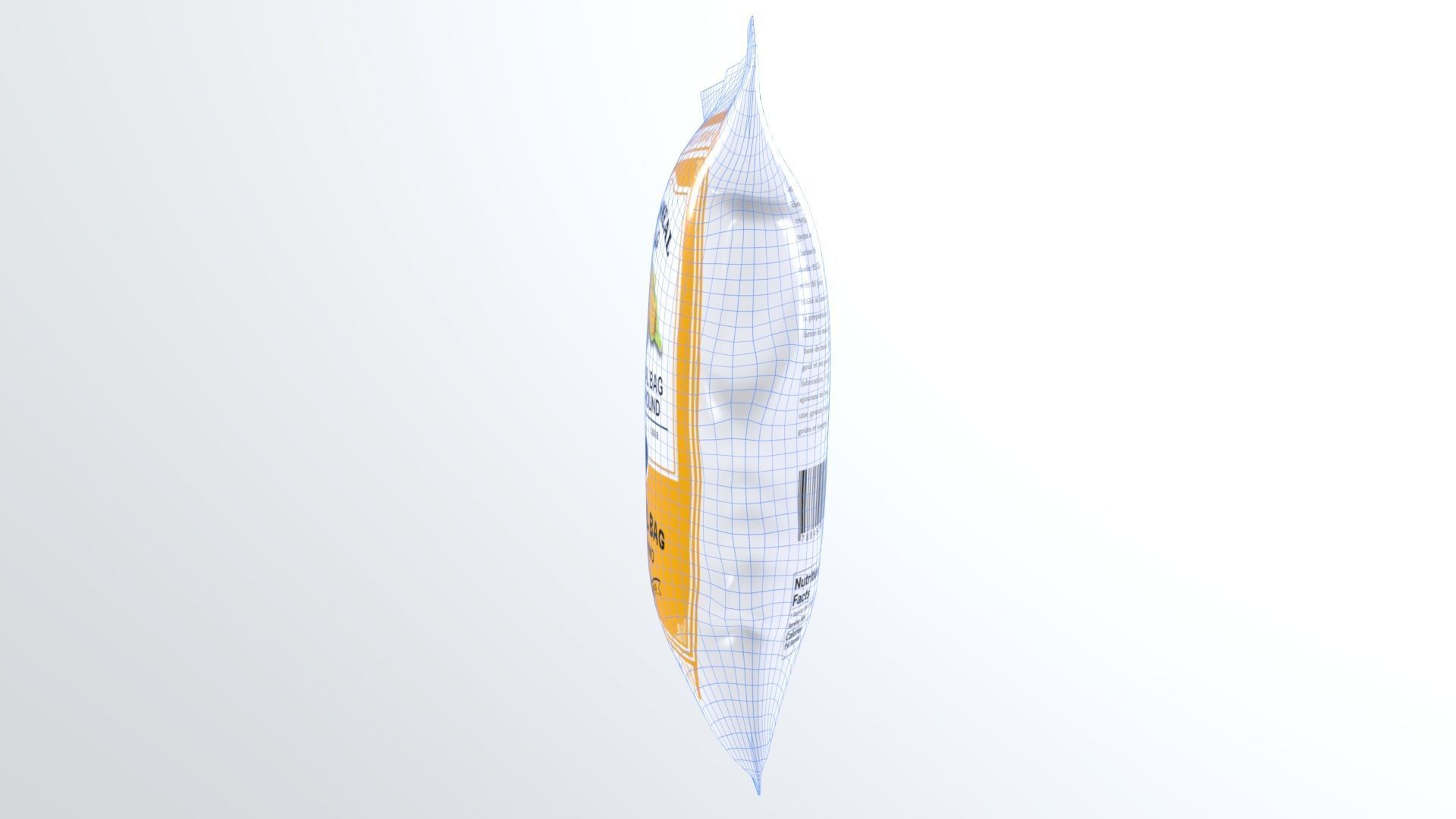 Cornmeal Low-poly 3D model_10