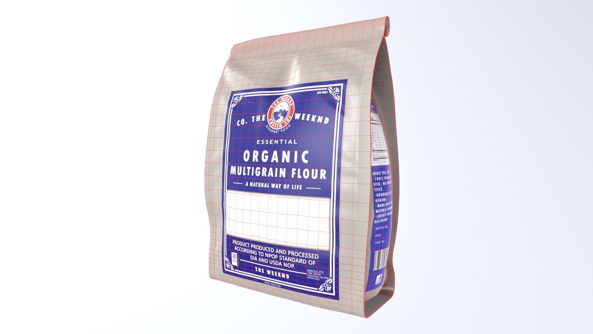 AllPurposeFlour Low-poly 3D model_9