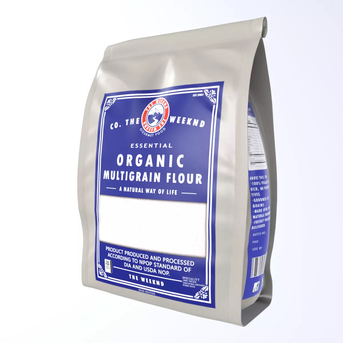 AllPurposeFlour Low-poly 3D model_0