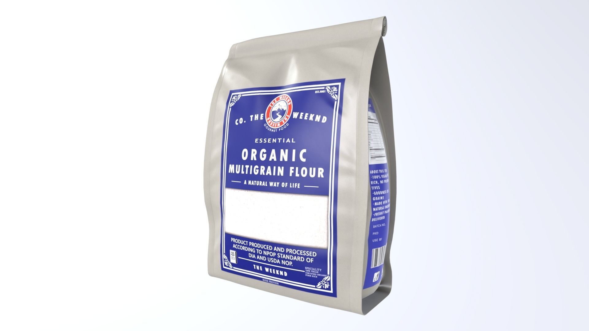 AllPurposeFlour Low-poly 3D model_7