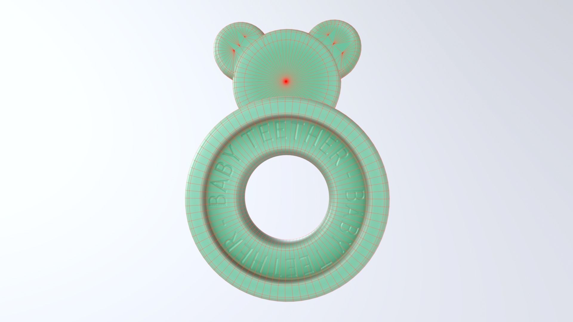 BabyTeether Low-poly 3D model_9