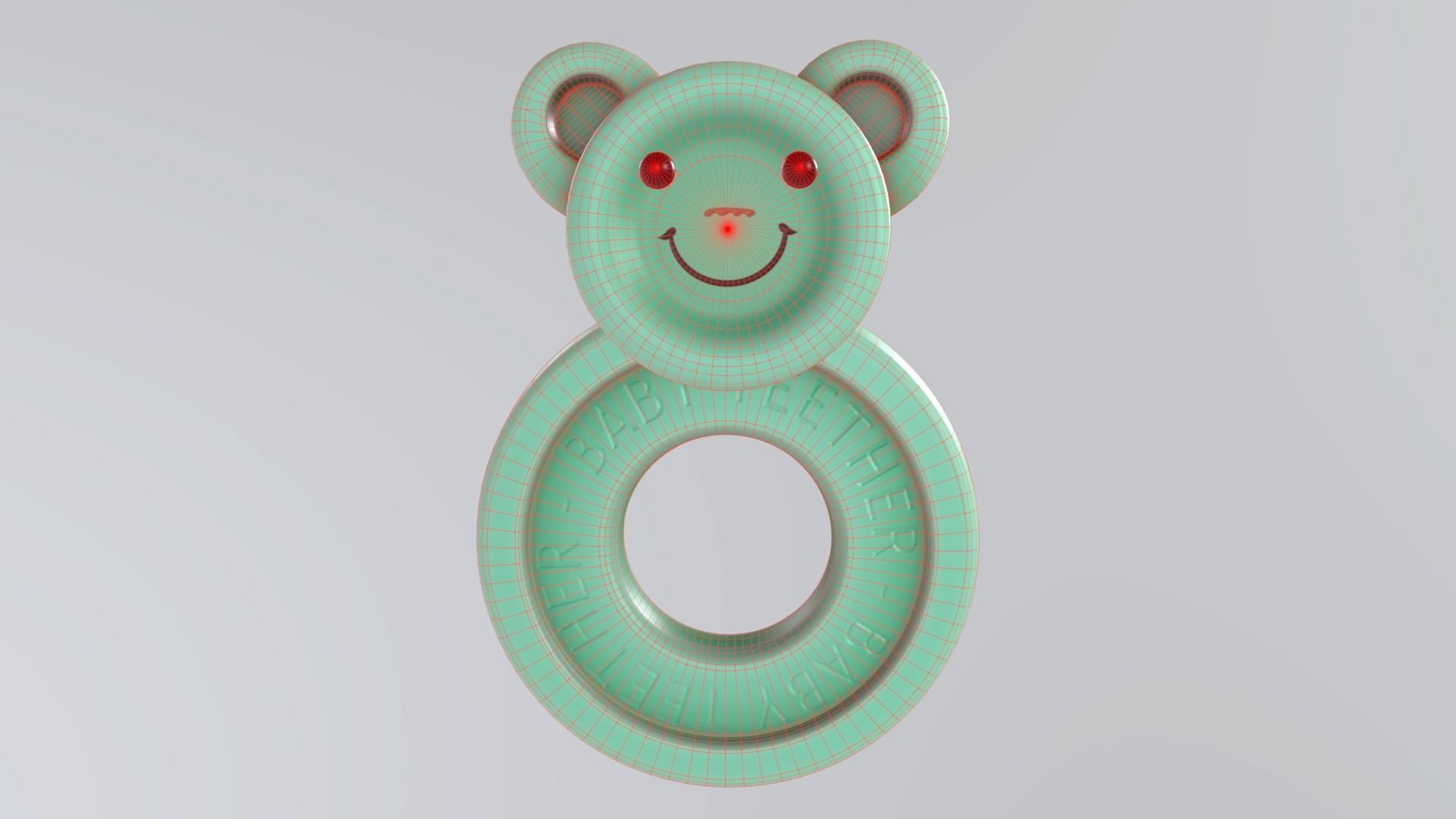 BabyTeether Low-poly 3D model_8