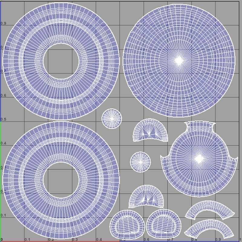 BabyTeether Low-poly 3D model_7