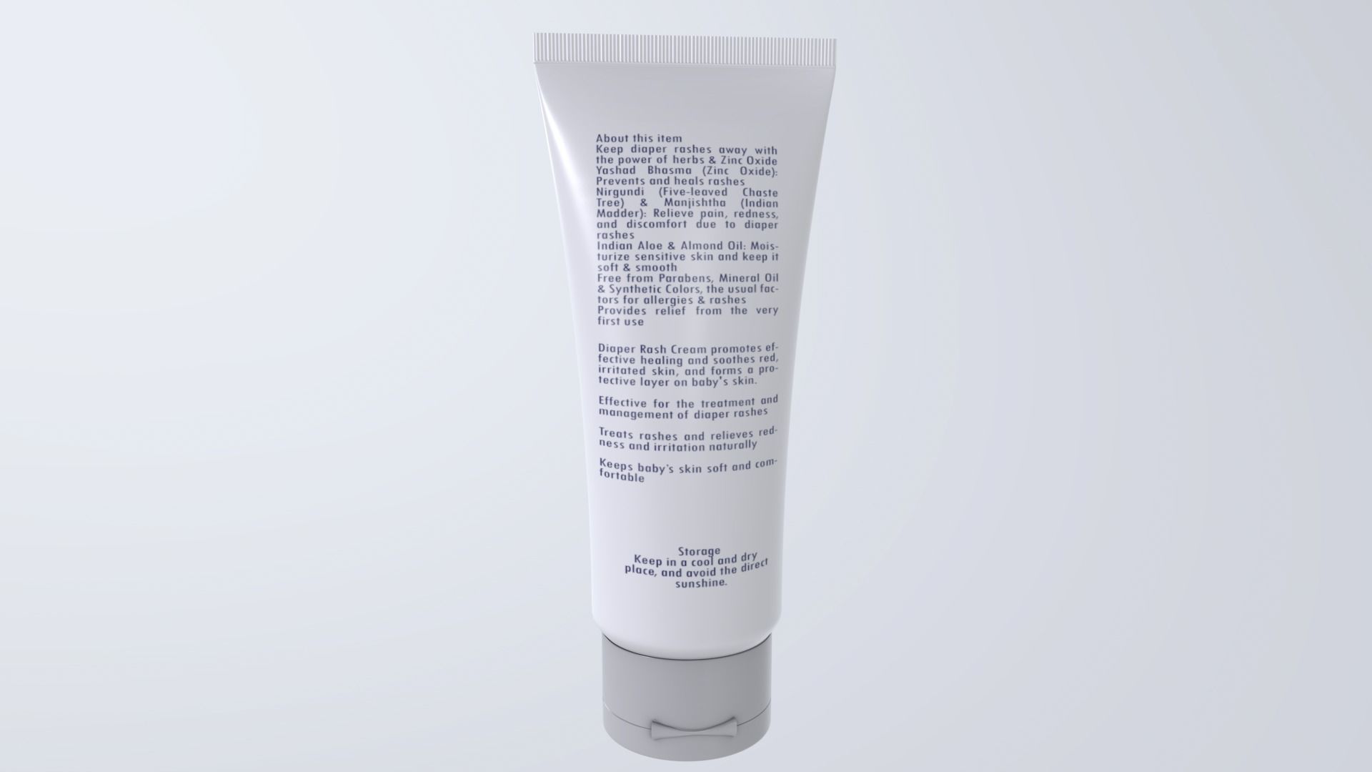 DiaperRashCream Low-poly 3D model_6