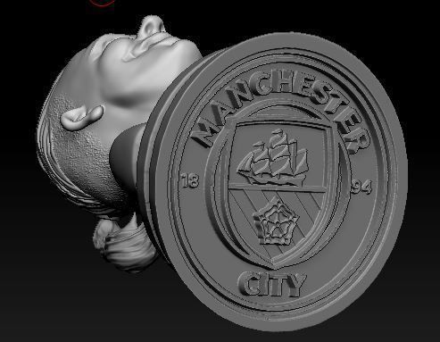 Erling Haaland cartoon 3D print model_4