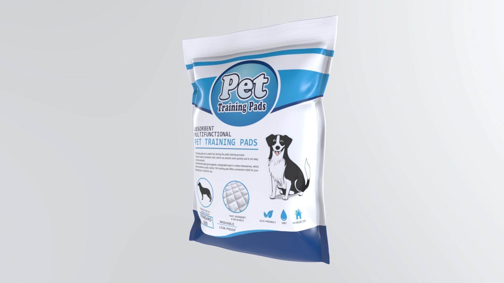 PetTrainingPads Low-poly 3D model_2