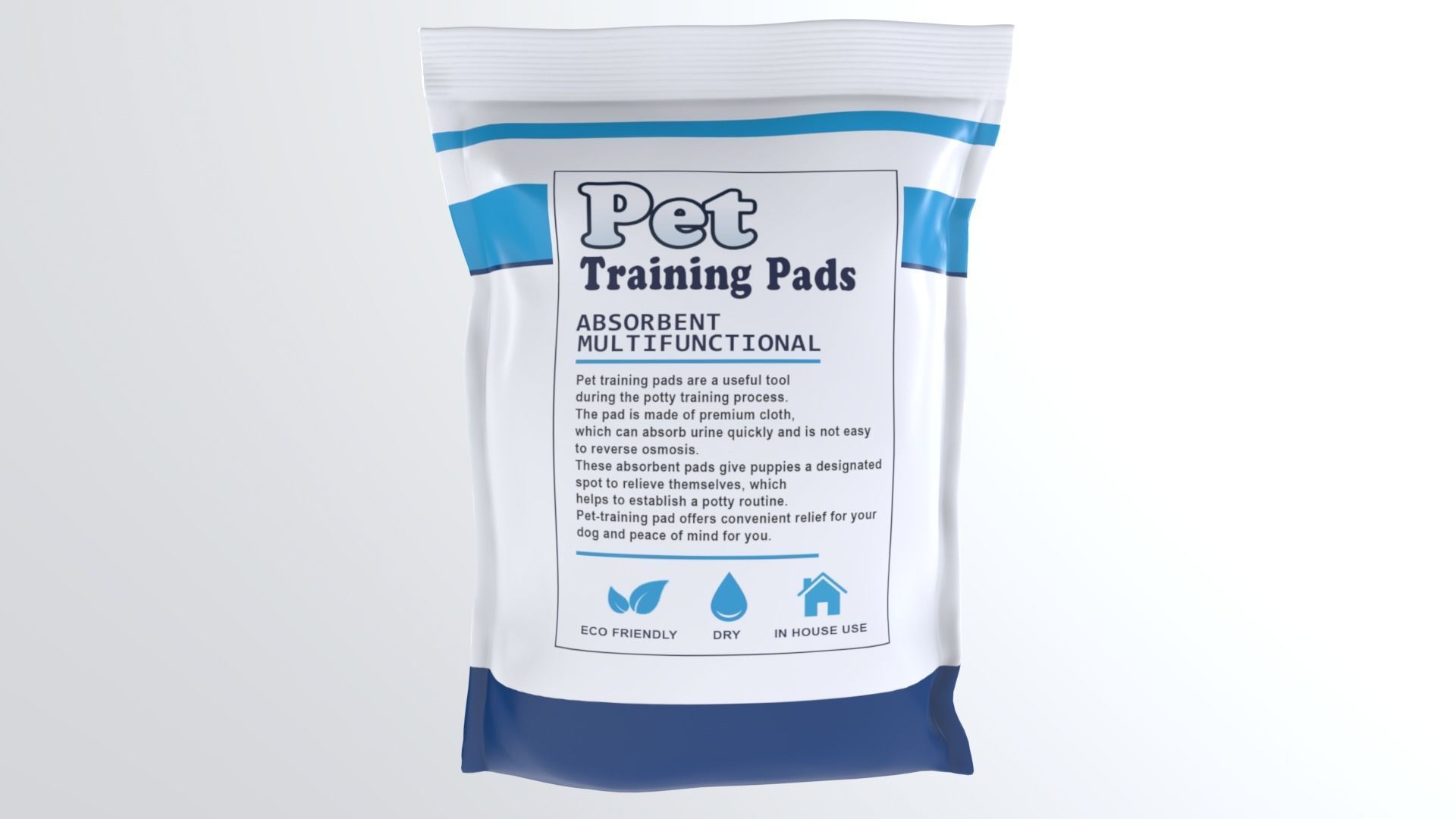 PetTrainingPads Low-poly 3D model_5