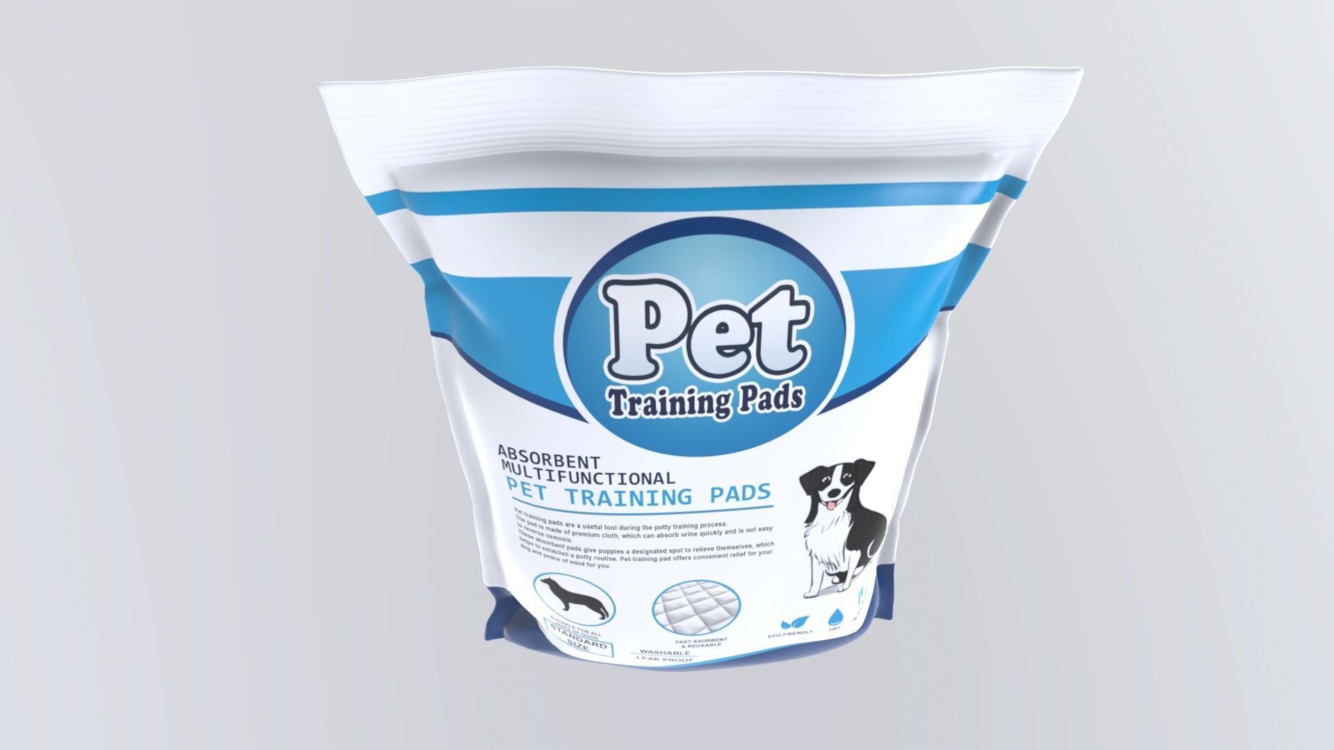 PetTrainingPads Low-poly 3D model_6