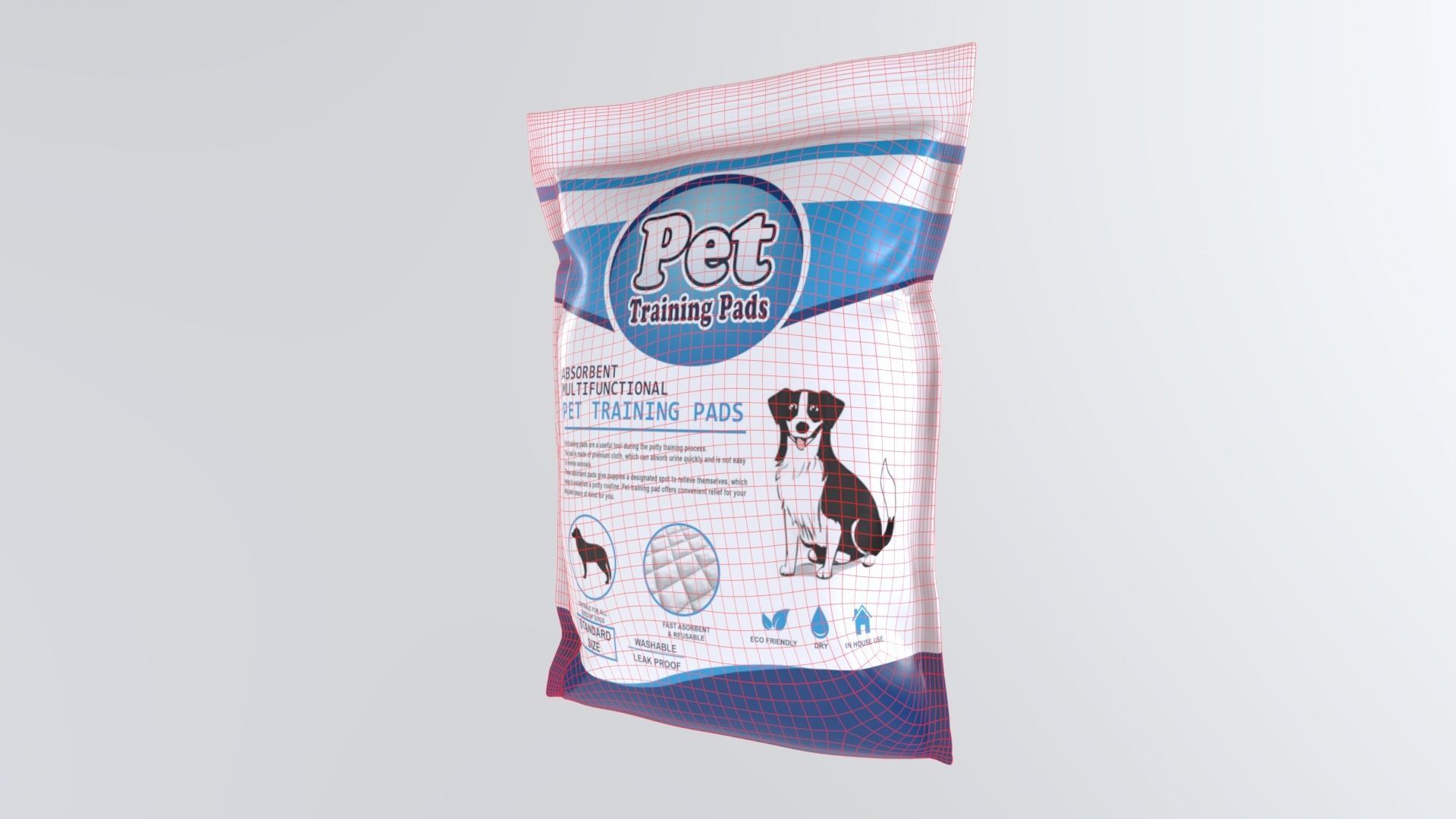 PetTrainingPads Low-poly 3D model_8