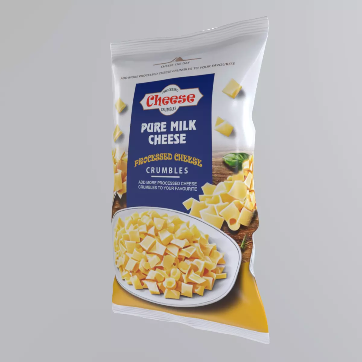 CheeseCrumbles Low-poly 3D model_0