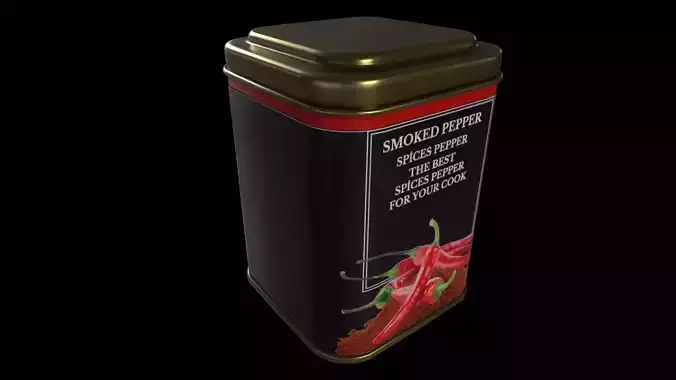 Pepper-Smoked Pepper-PBR GAME READY