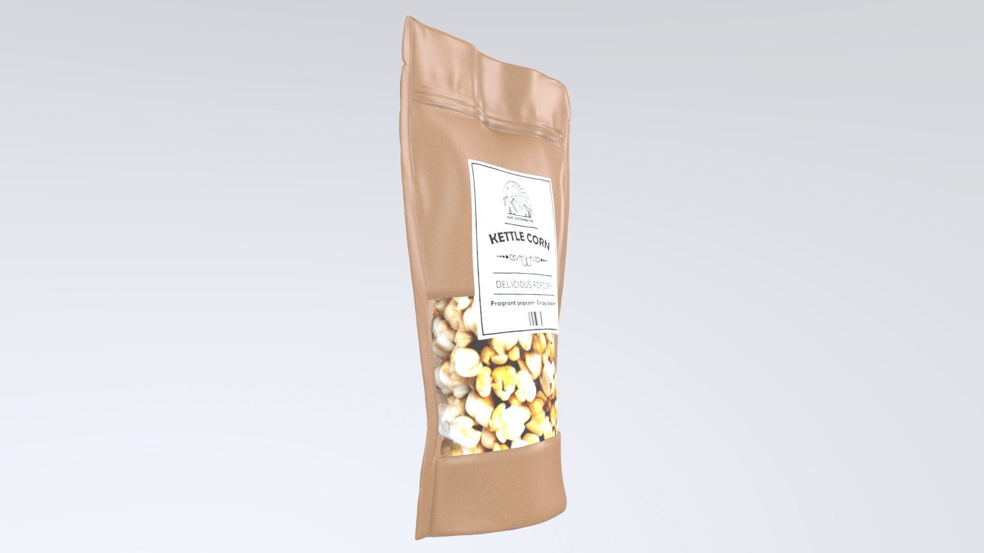 KettleCorn Low-poly 3D model_4