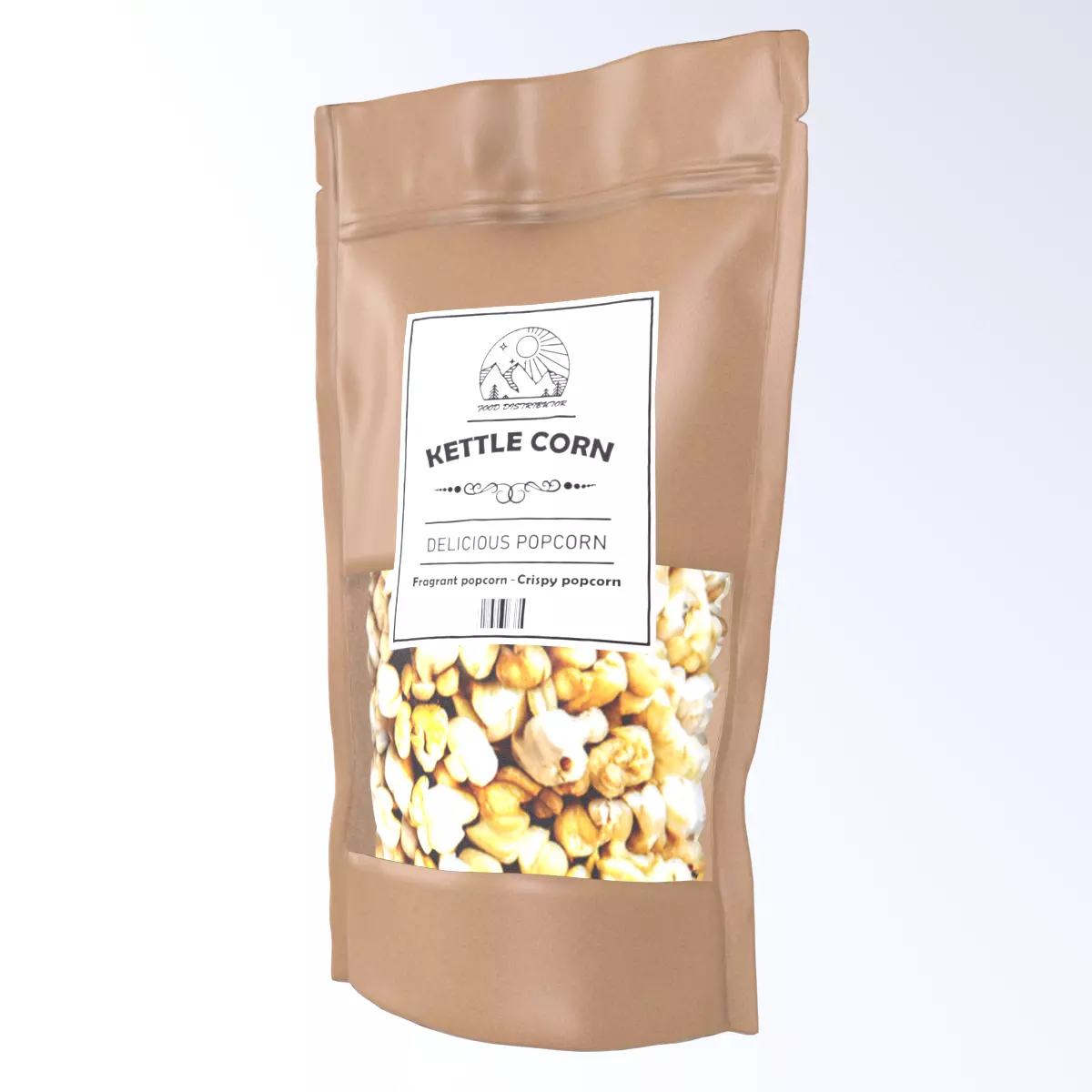 KettleCorn Low-poly 3D model_0