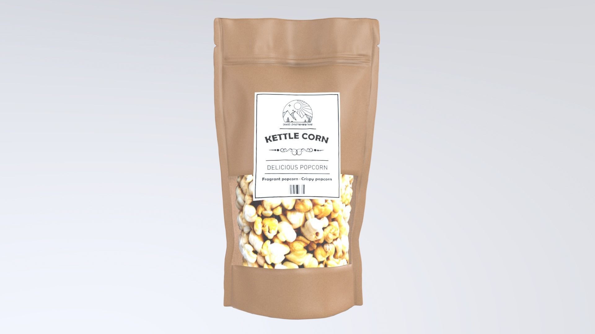 KettleCorn Low-poly 3D model_2
