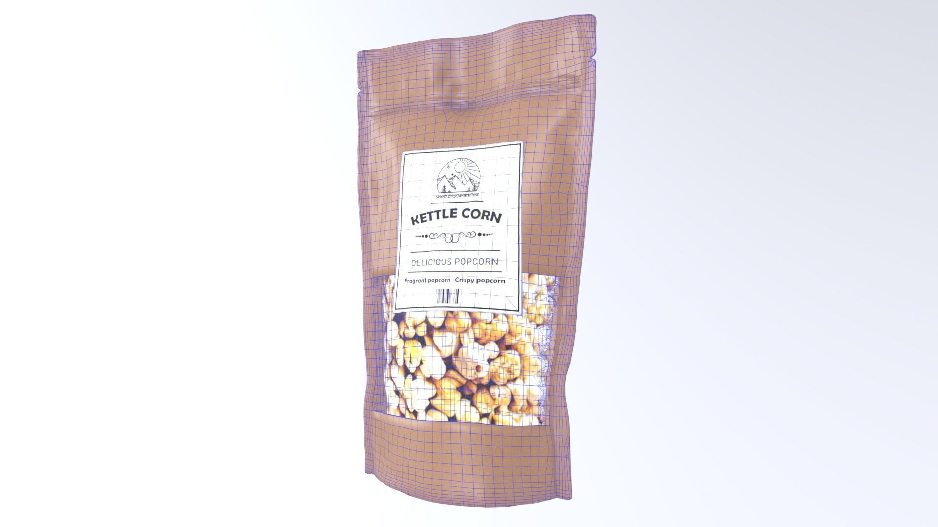 KettleCorn Low-poly 3D model_9