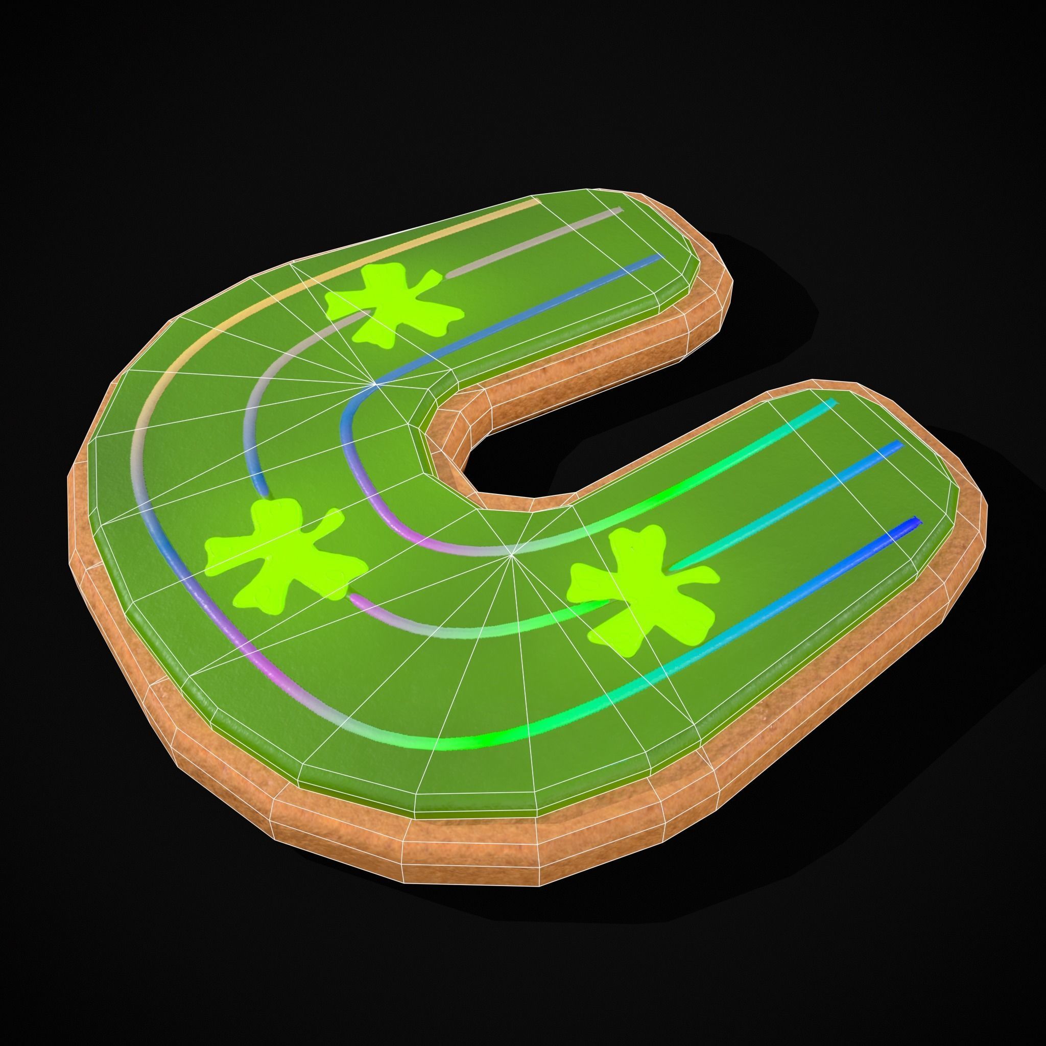 Lucky StPatricks Cookies Low-poly 3D model_28