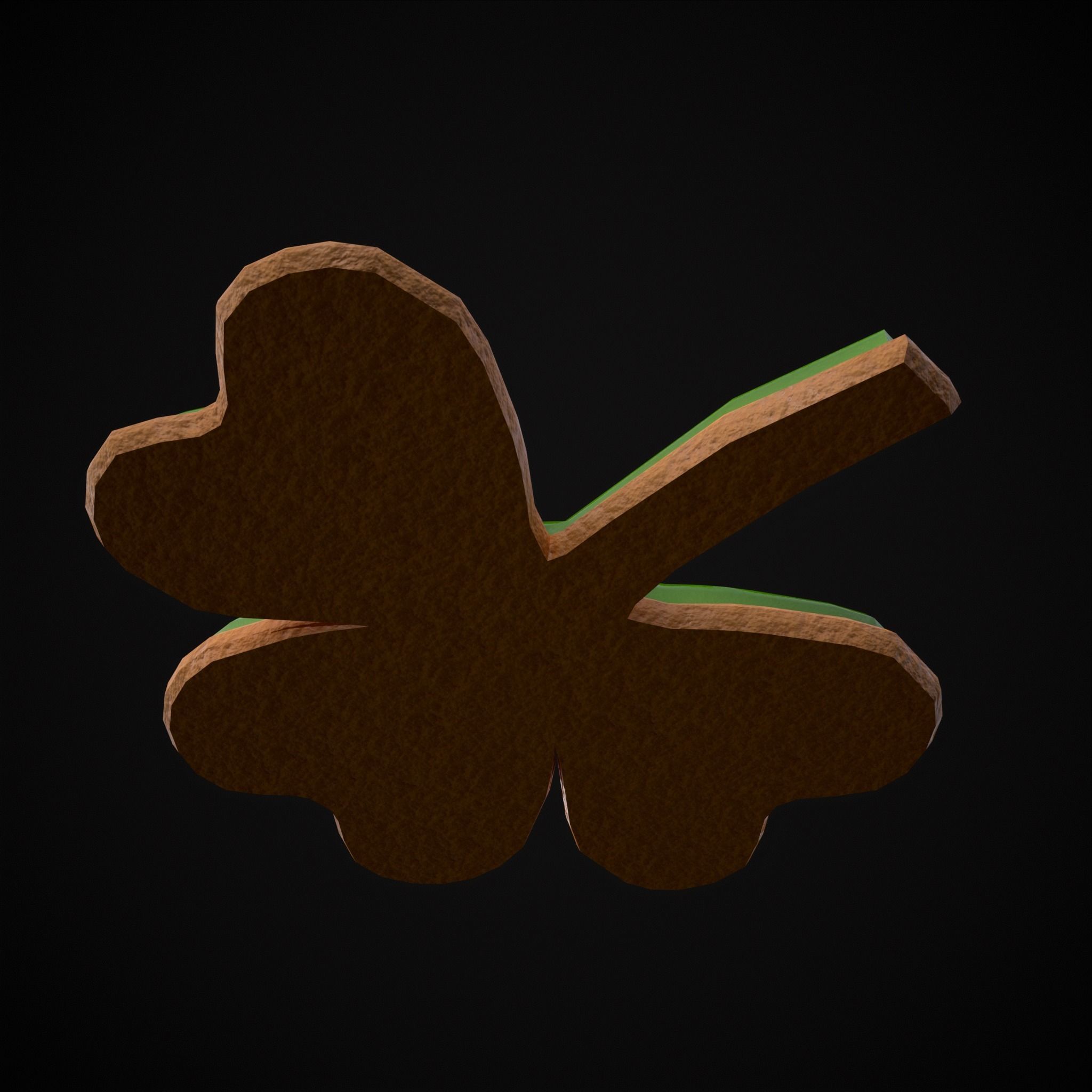 Lucky StPatricks Cookies Low-poly 3D model_17