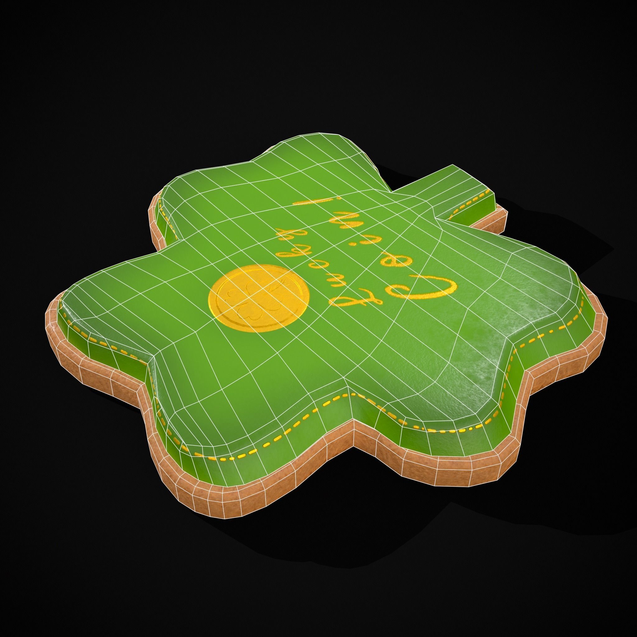 Lucky StPatricks Cookies Low-poly 3D model_22