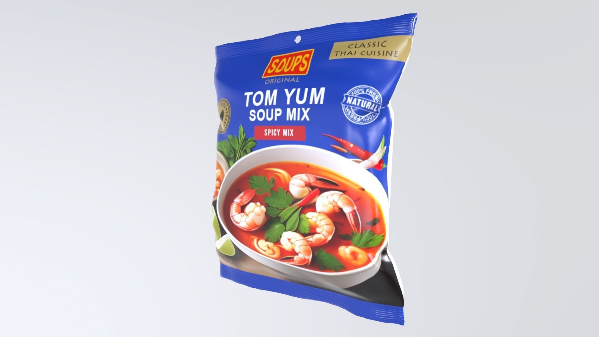 TomYumSoupMix Low-poly 3D model_10