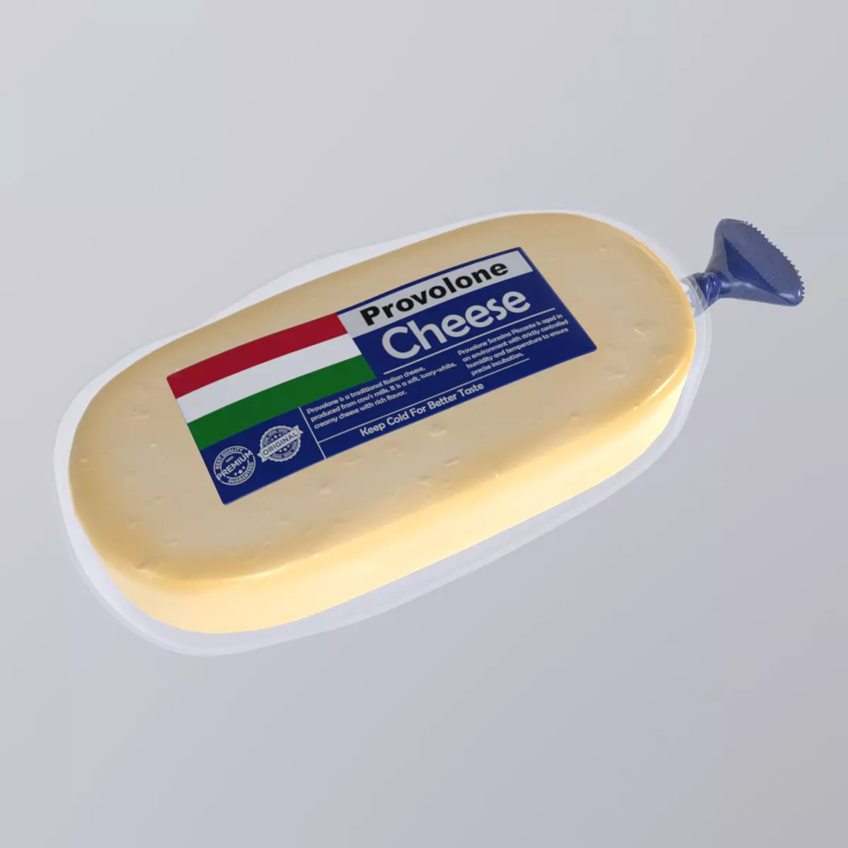 ProvoloneCheese Low-poly 3D model_0