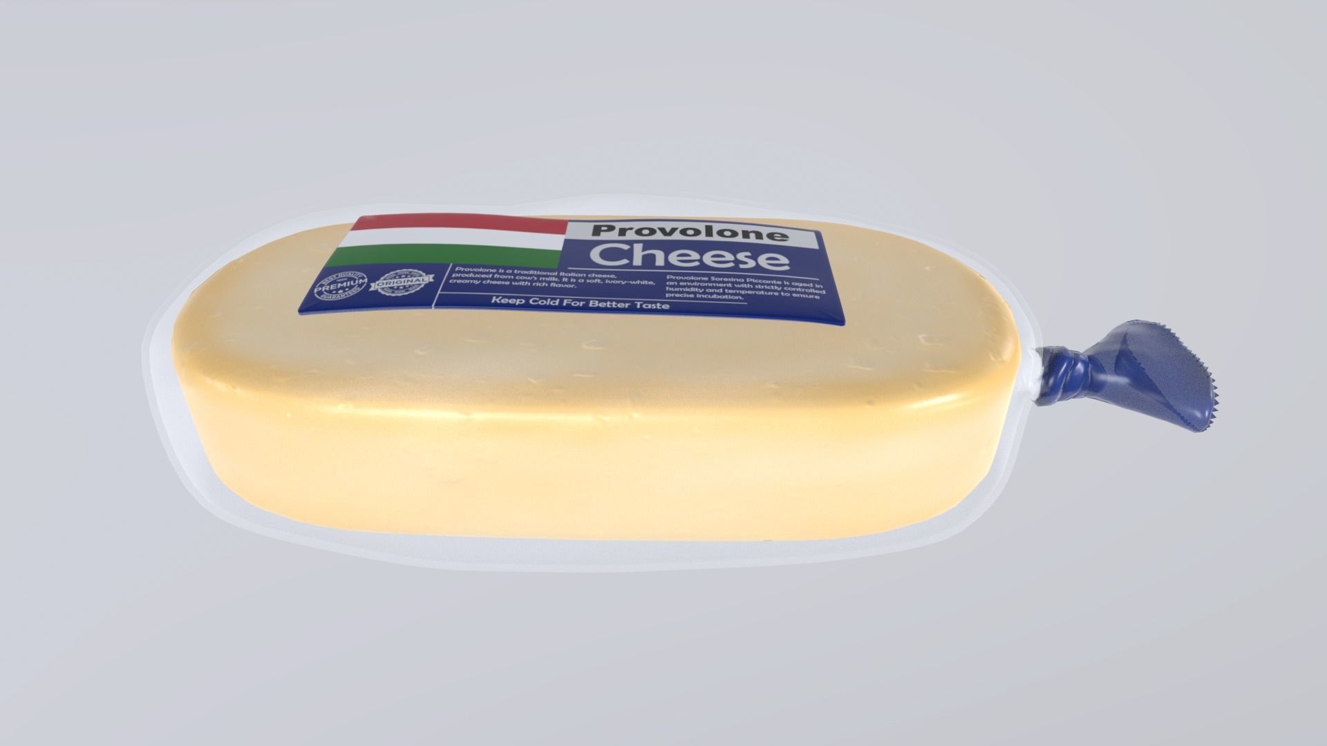 ProvoloneCheese Low-poly 3D model_2