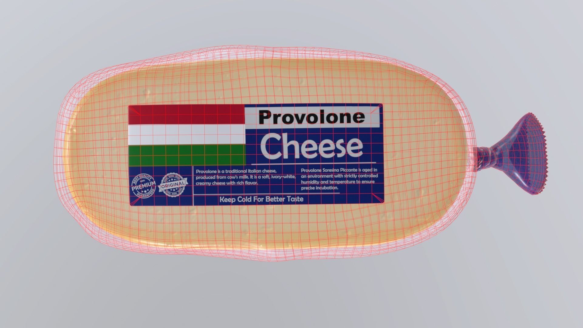 ProvoloneCheese Low-poly 3D model_9