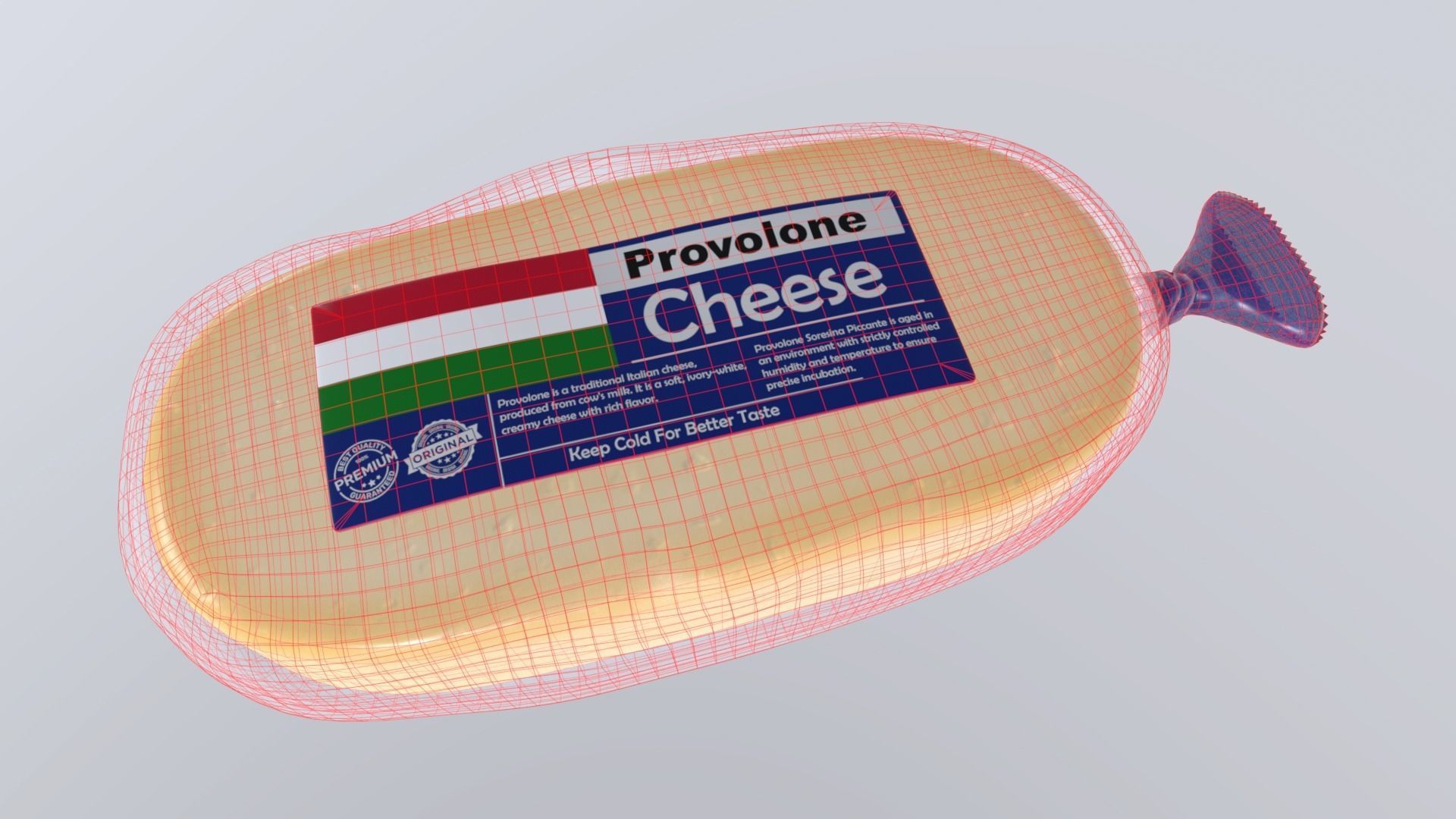 ProvoloneCheese Low-poly 3D model_8