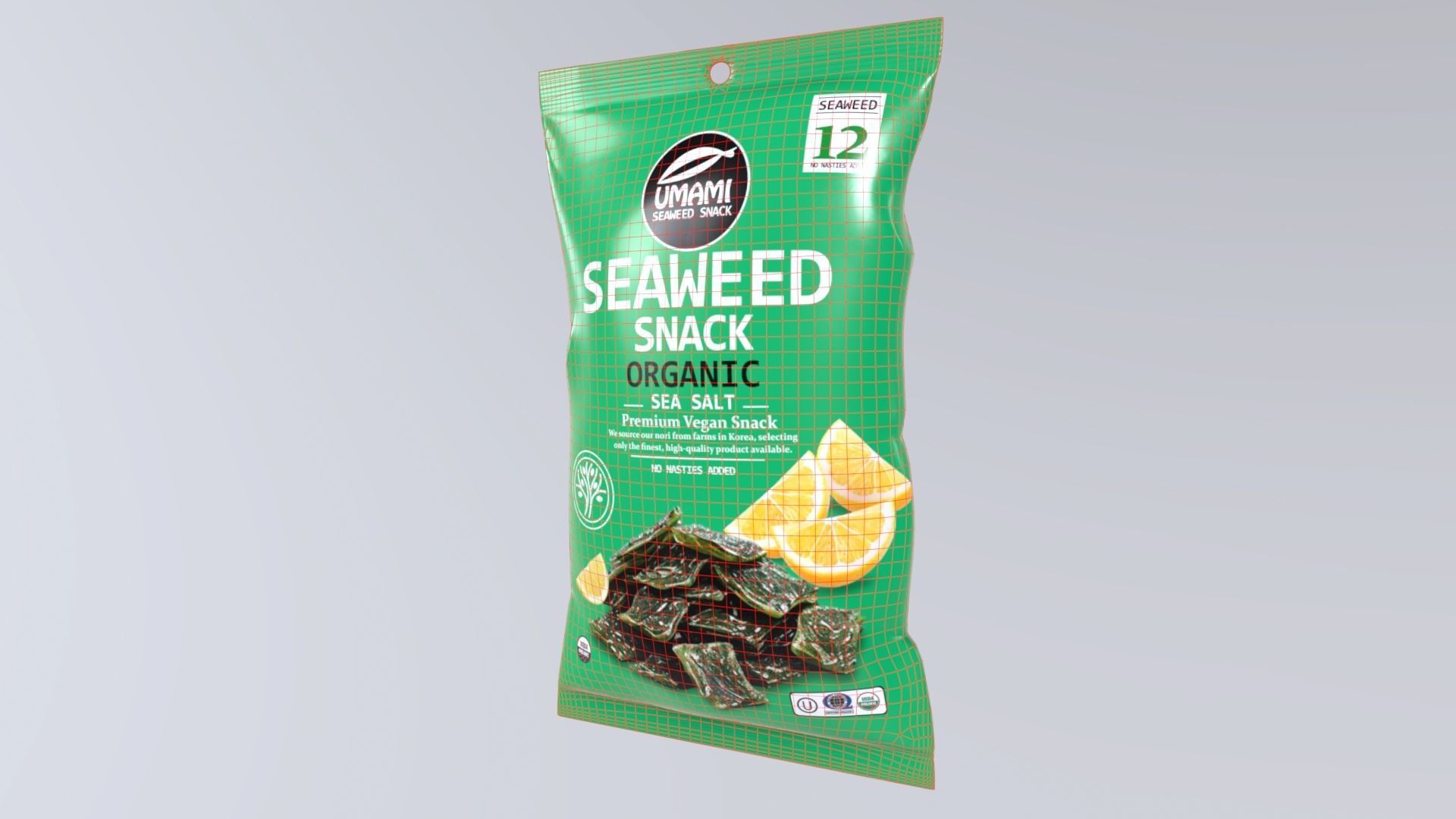 SeaweedSnacks Low-poly 3D model_8