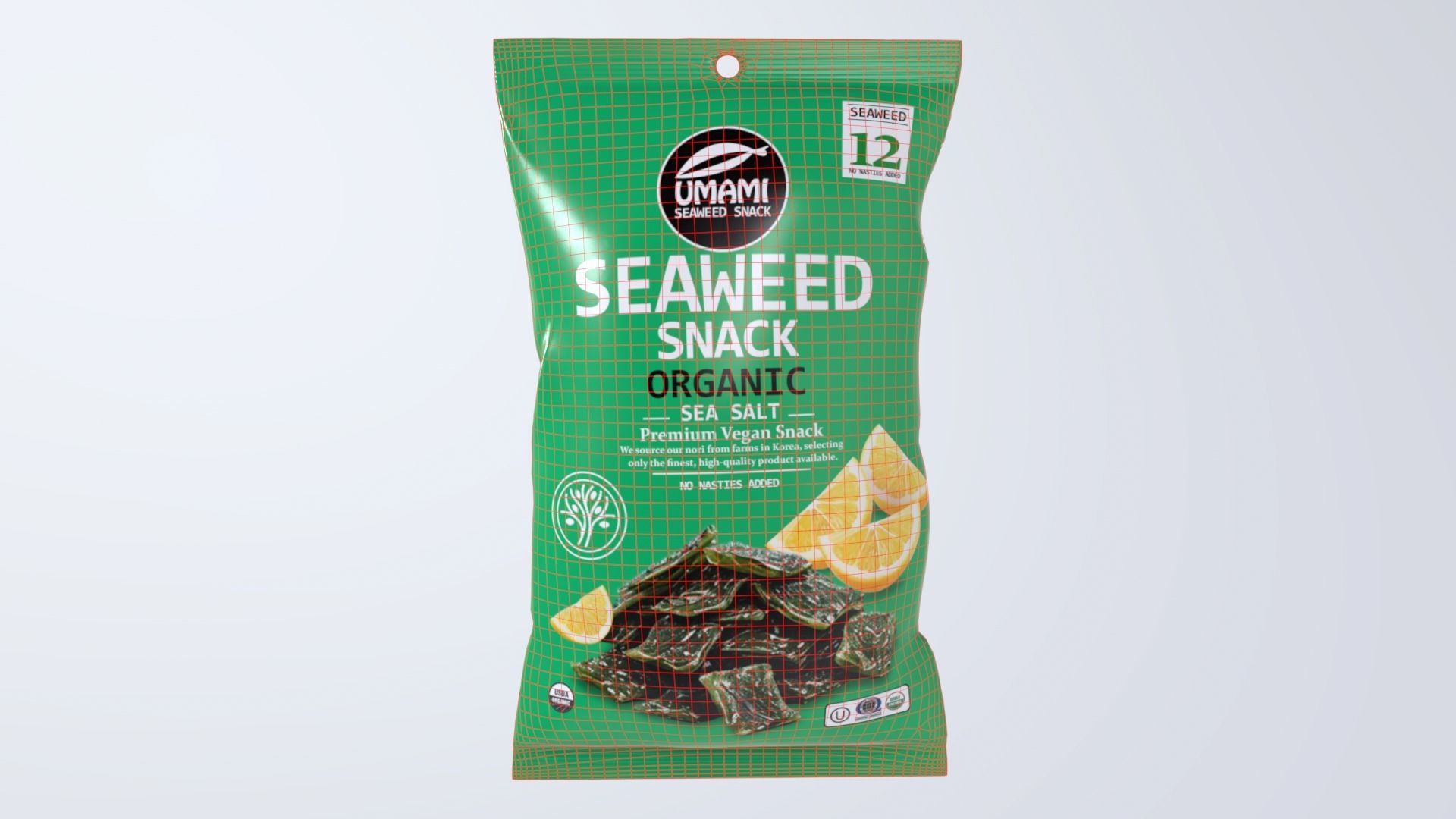 SeaweedSnacks Low-poly 3D model_9