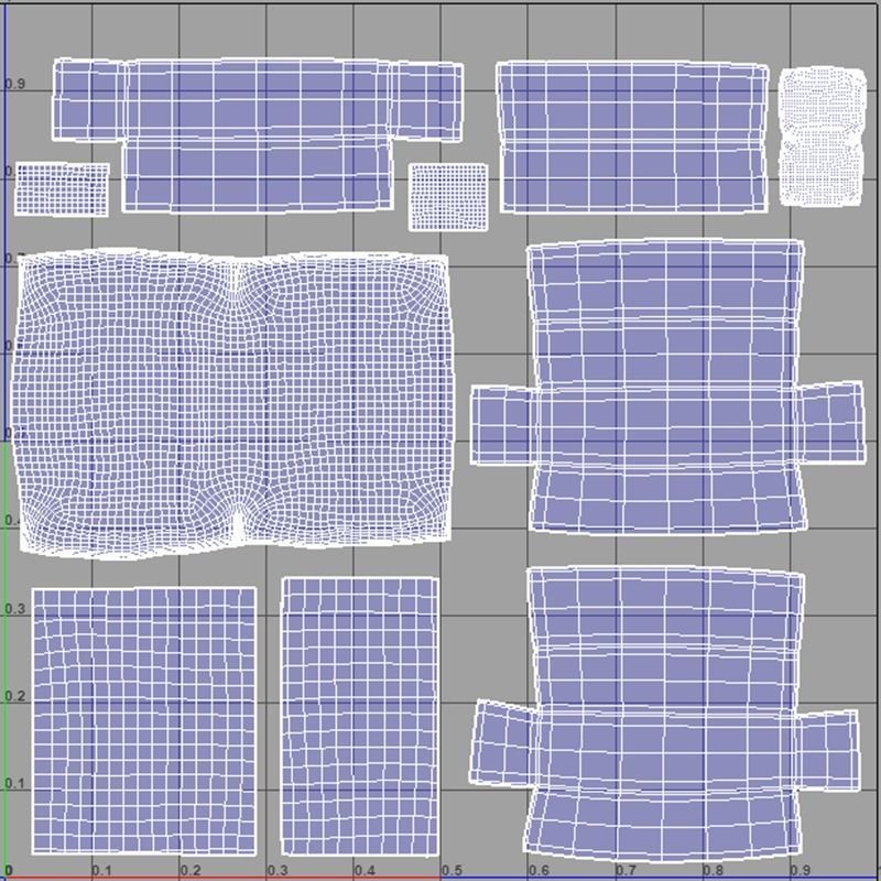 MilkCheese Low-poly 3D model_6