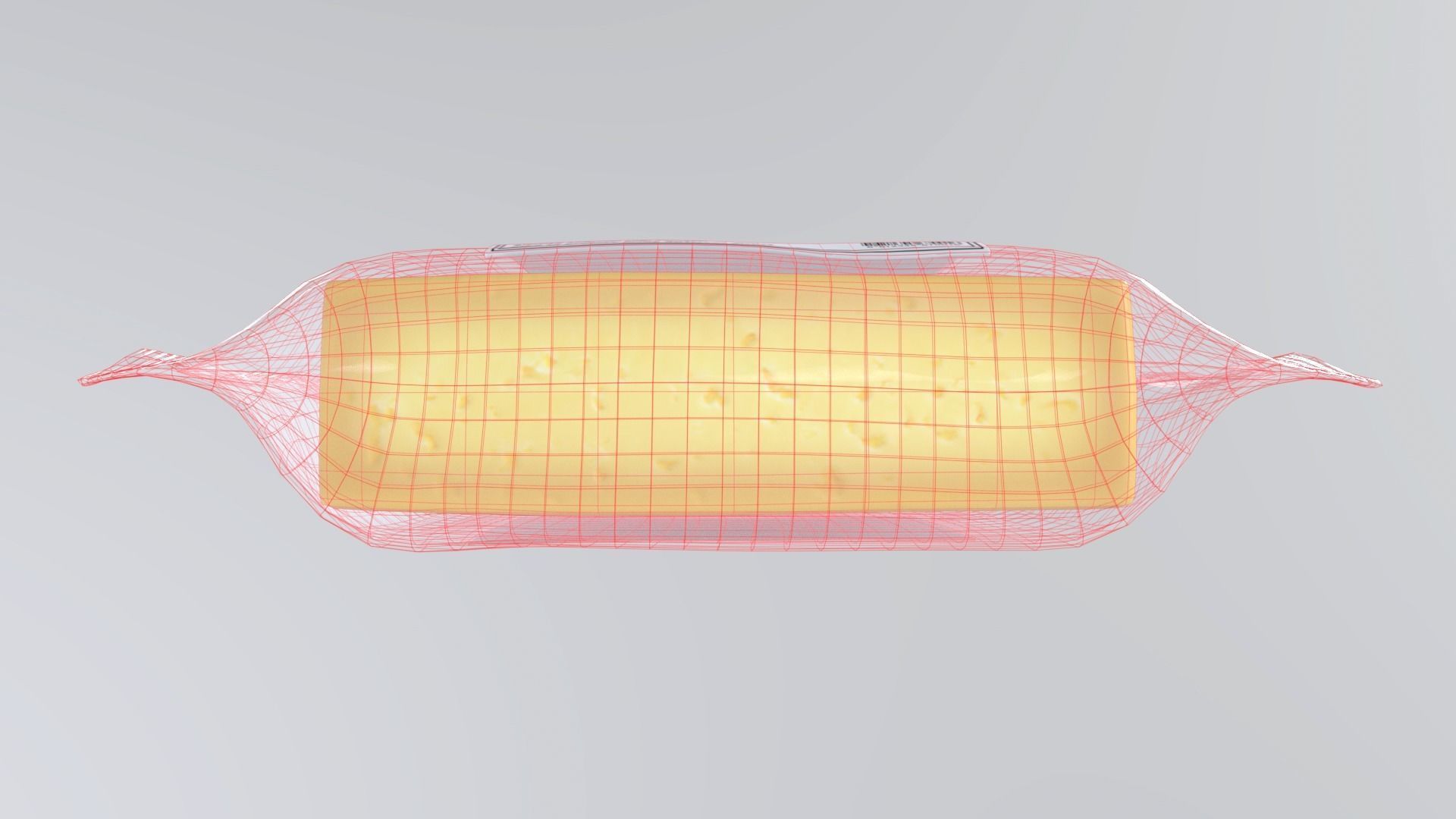 MilkCheese Low-poly 3D model_3