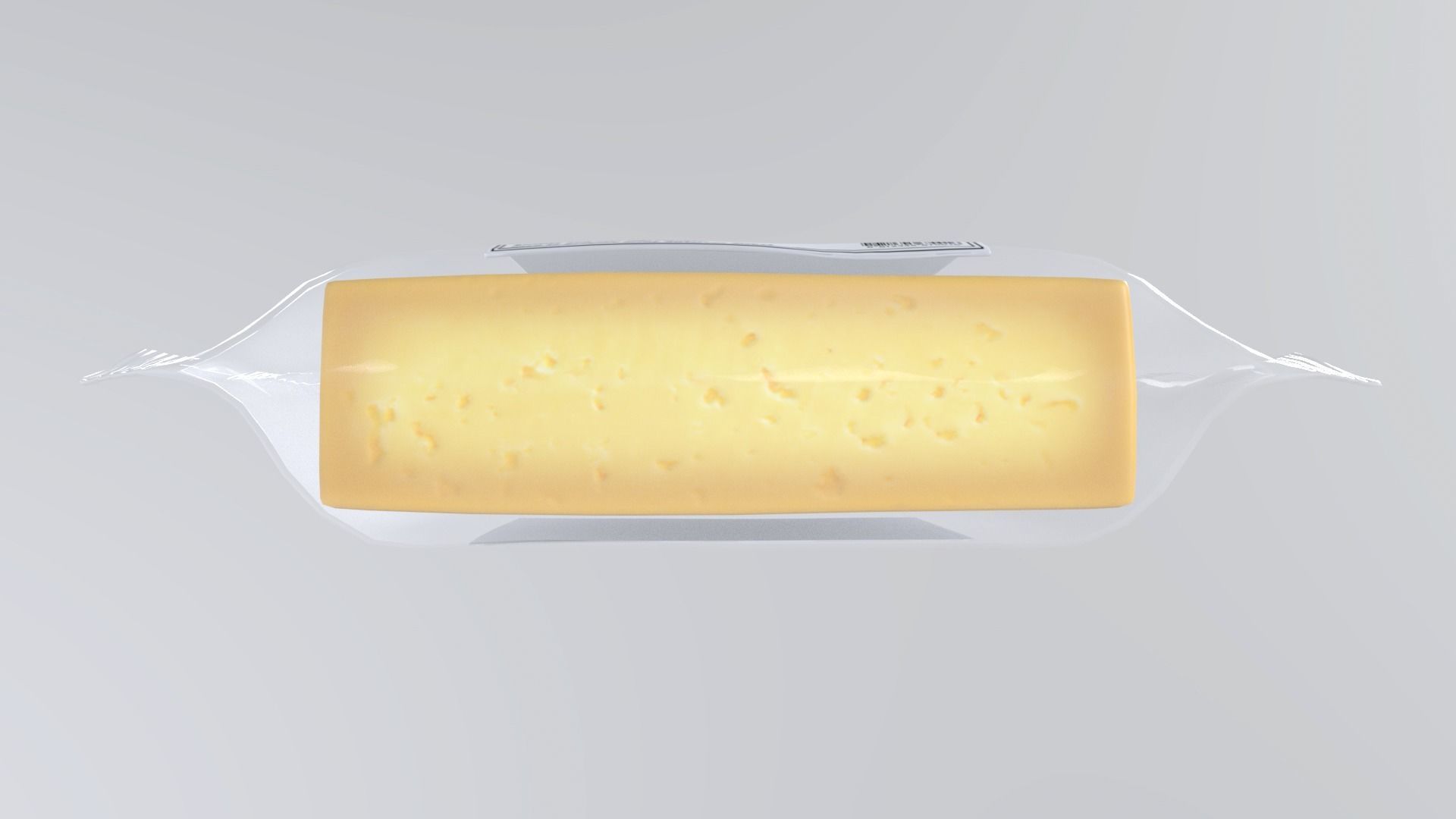 MilkCheese Low-poly 3D model_9