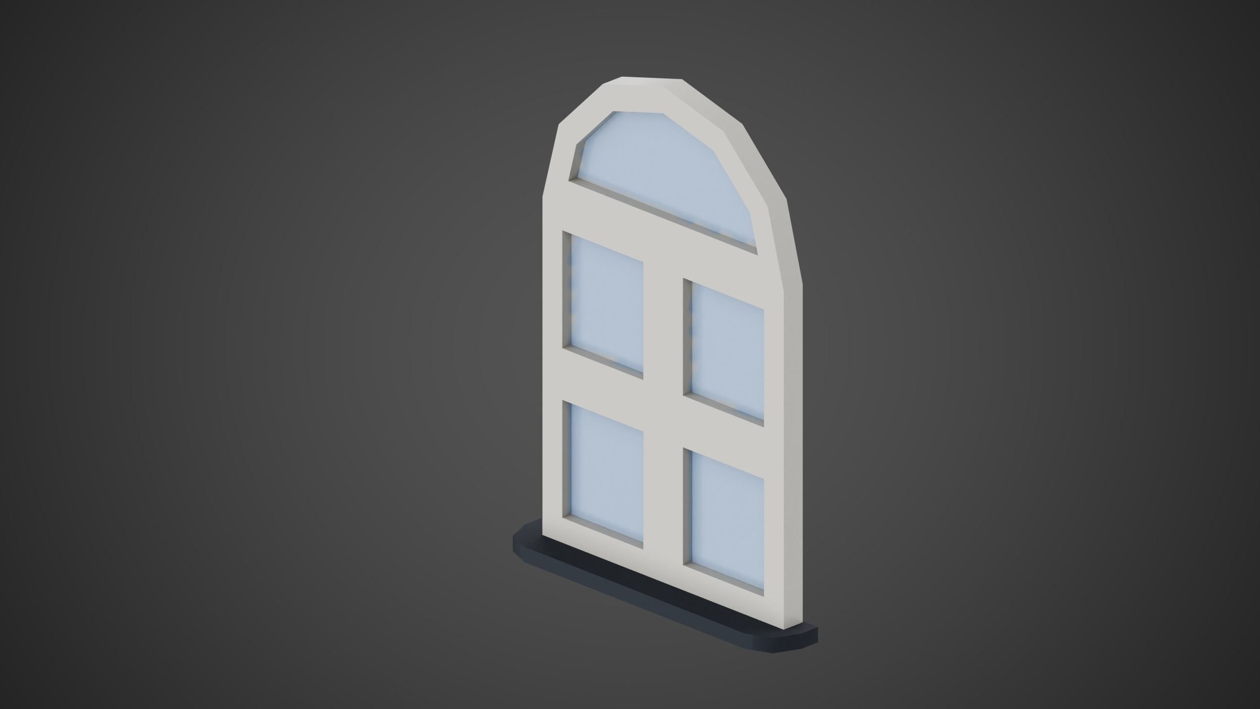 City Buildings Low-poly 3D model_25