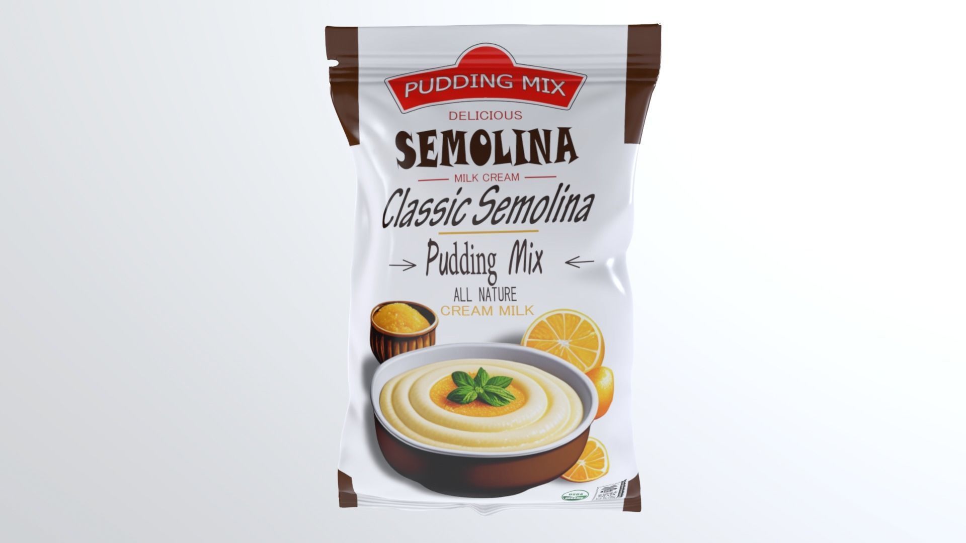 SemolinaPuddingMix Low-poly 3D model_10