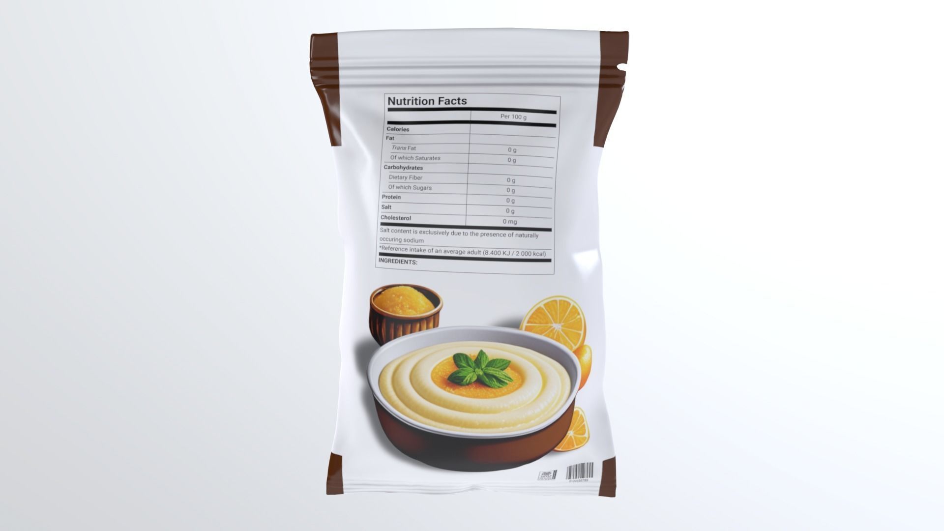 SemolinaPuddingMix Low-poly 3D model_3