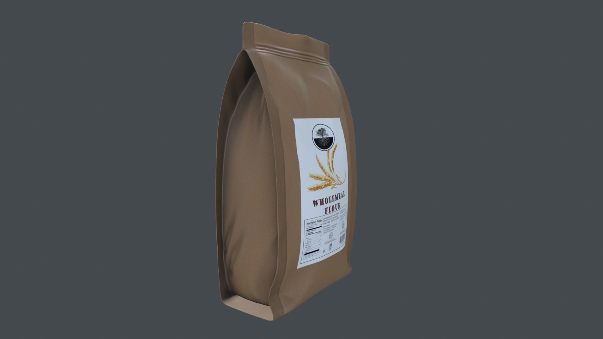 WholemealFlour Low-poly 3D model_5