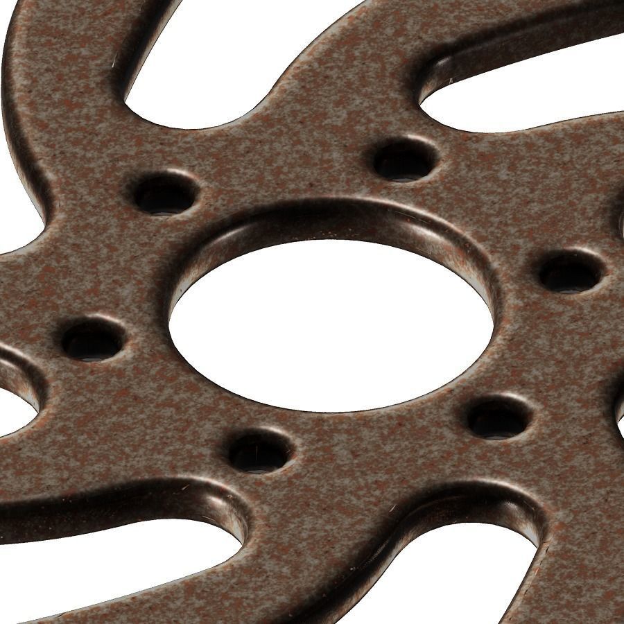 Rusty Bike Disc Rotor 3D model_1