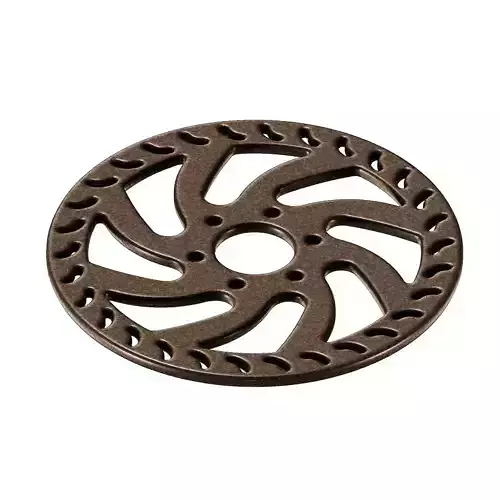 Rusty Bike Disc Rotor 3D model