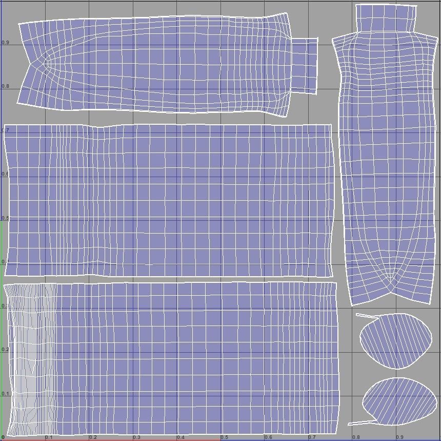 WholemealFlour  Low-poly 3D model_7