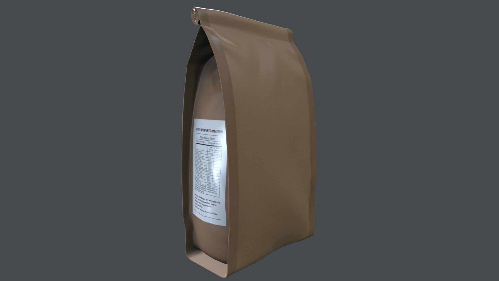 WholemealFlour  Low-poly 3D model_5