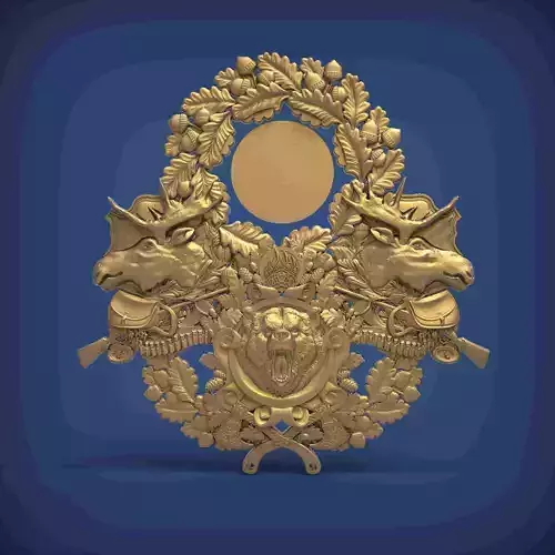 Carved clock for 3D printing and CNC