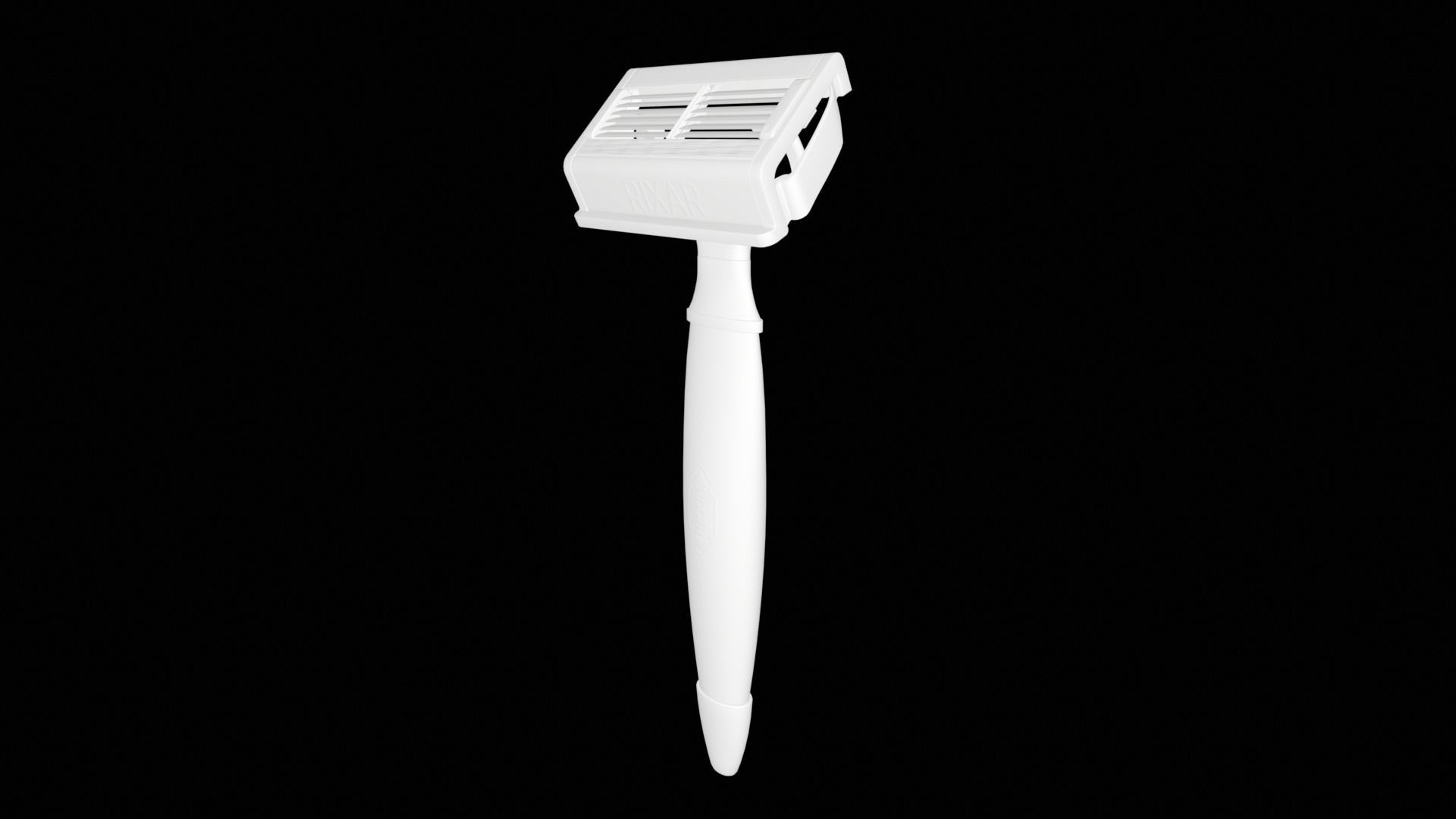 Cartridge Razor Low Poly 3D model Low-poly 3D model_9
