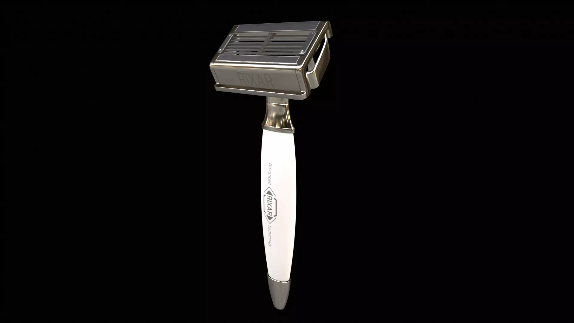 Cartridge Razor Low Poly 3D model Low-poly 3D model_0