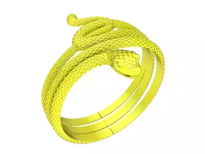 A4163 24K Snake Bangle Bracelets
