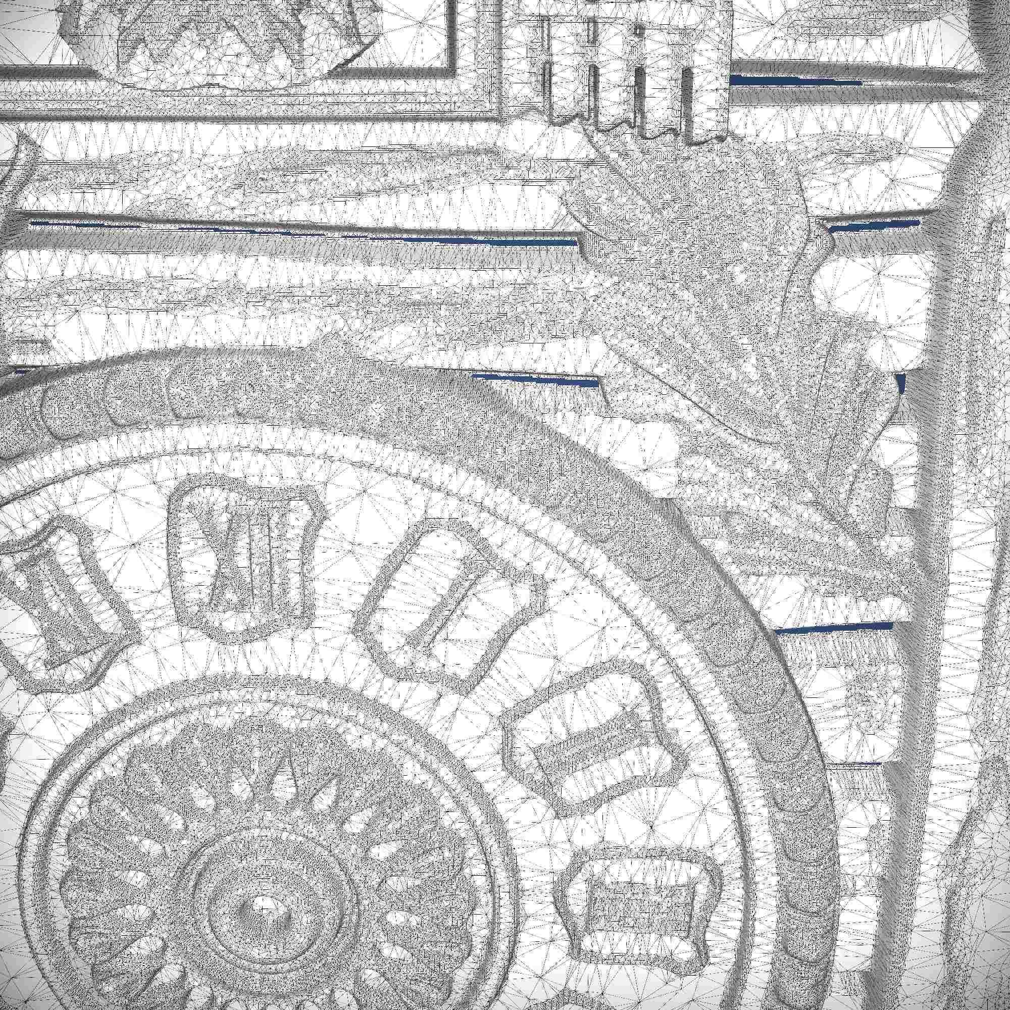 Carved clock for 3D printing and CNC 3D print model_6