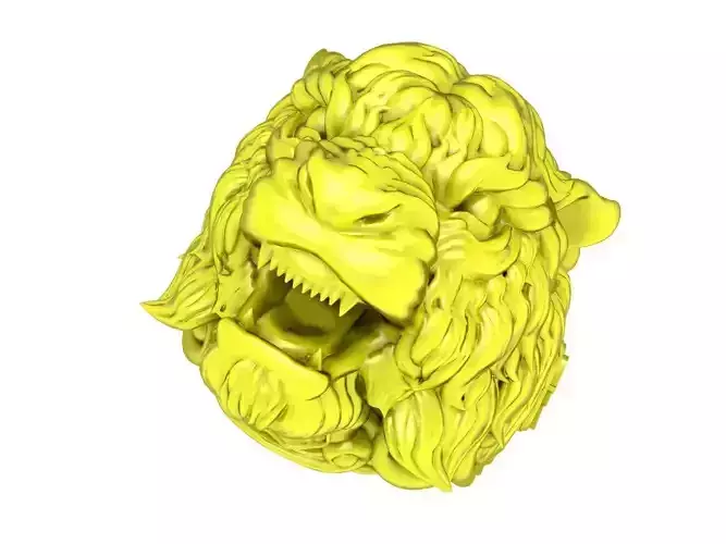 3848 tiger men ring 3D print model
