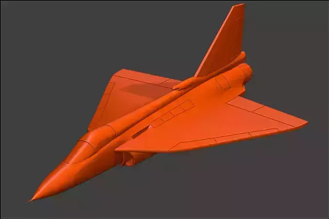HAL LCA Tejas MK1 3D print model