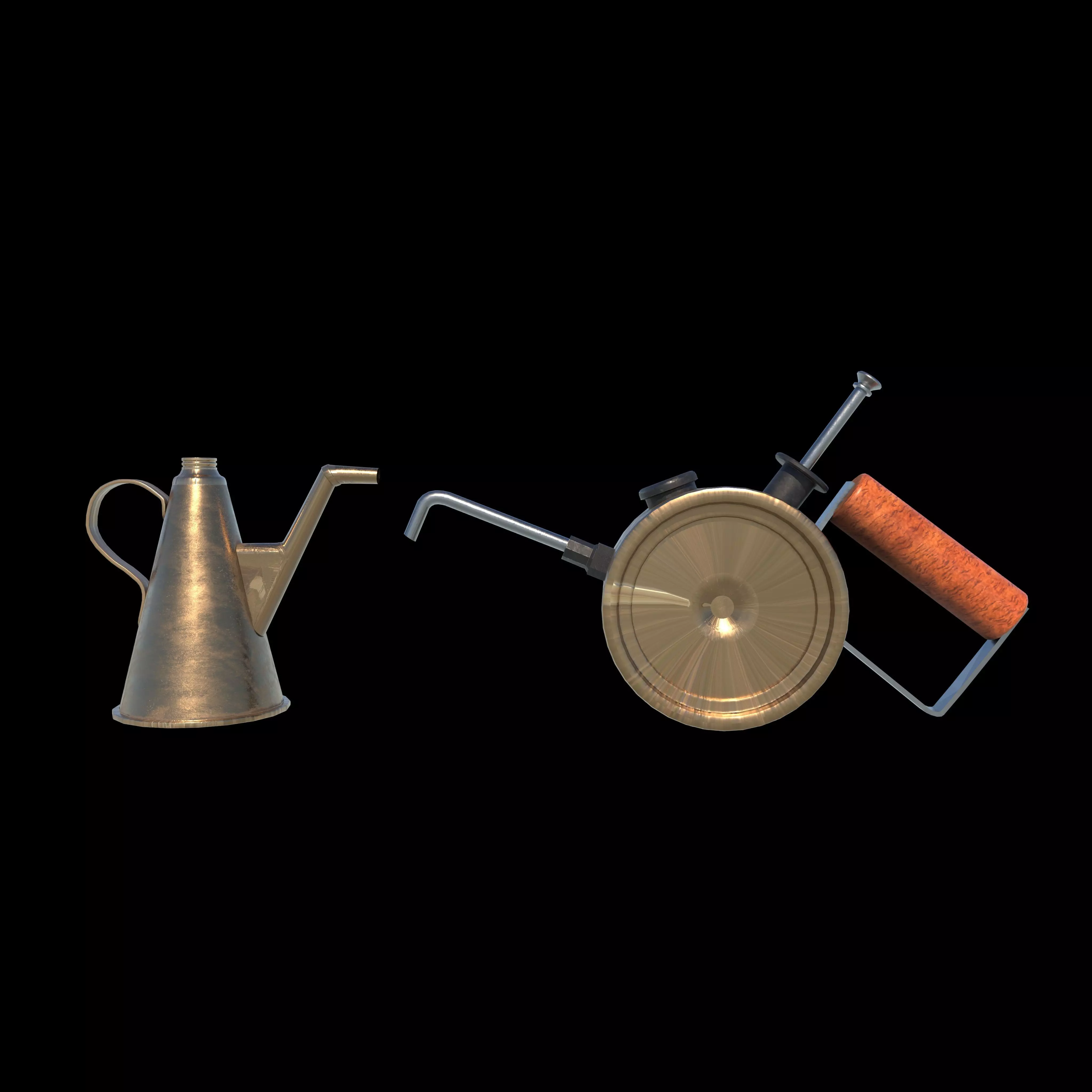 Antique Kerosene Can 3D model