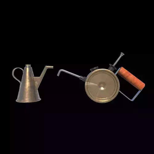 Antique Kerosene Can 3D model